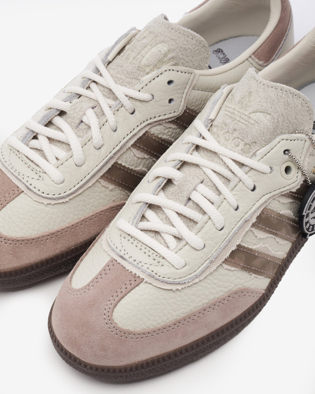 adidas gazelle silver green womens Nice Kicks x adidas Samba 'Talc'
