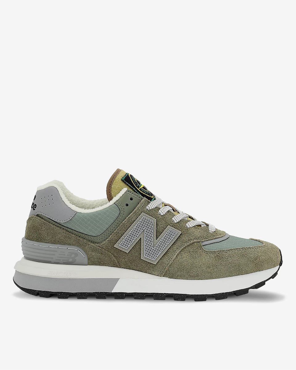 Stone Island x New Balance 574 Legacy 'Green' | Commonwealth ...